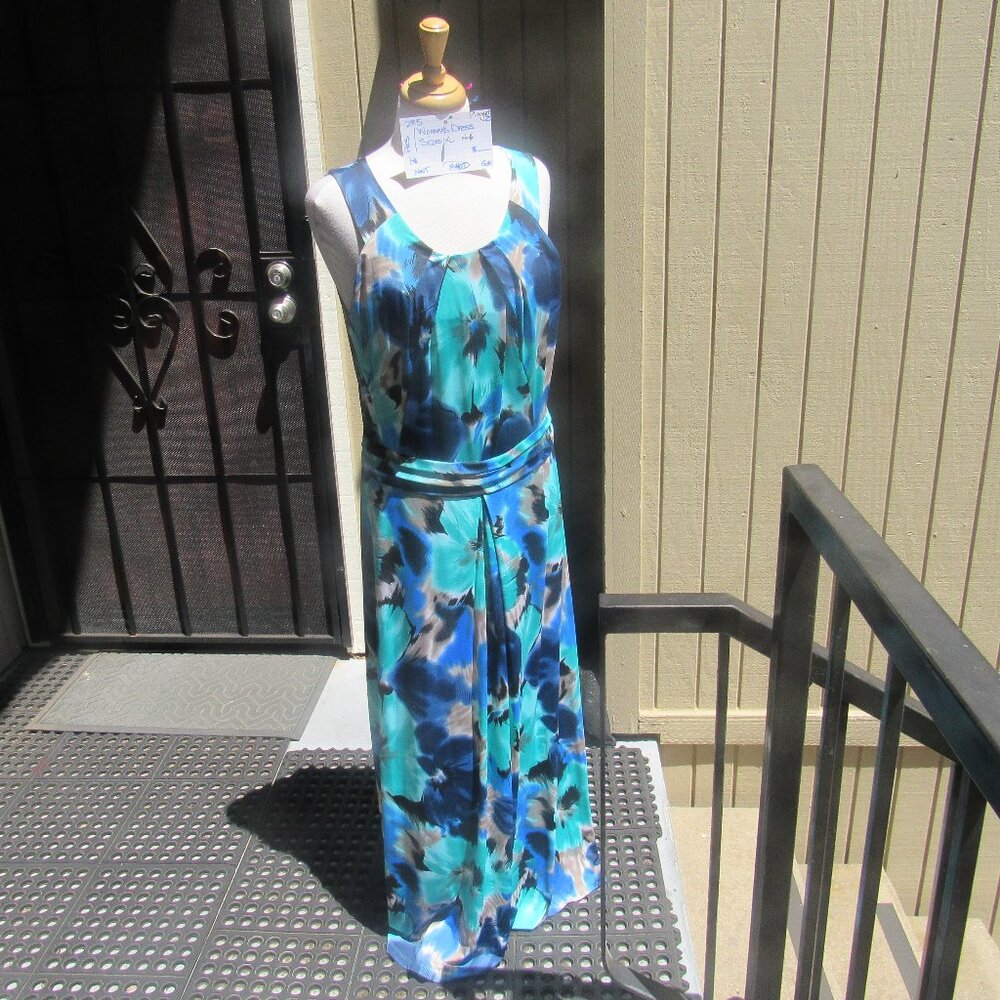 #285  WOMEN'S LONG SUMMER DRESS BY PLANET  (SIZE XL)